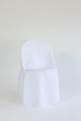 Καρέκλα Golf Λευκή με Λευκό Κάλυμμα