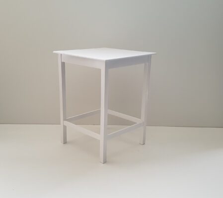 Πάσο λευκό ξύλινο 0,80 * 0,80   Y:1,10