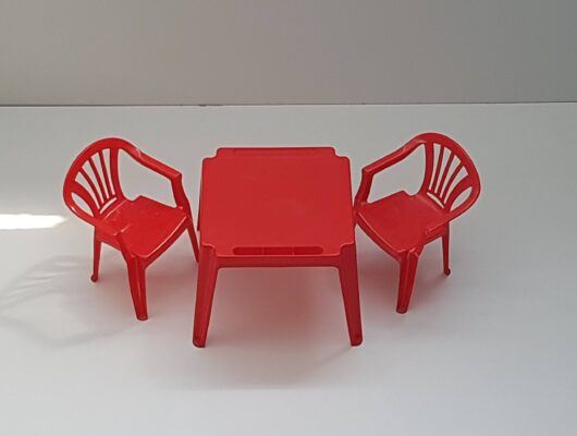 Παιδικό σετ Κόκκινο Πλαστικό