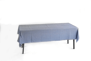Τραπεζομάντηλο Μπουφέ Μπλε Καρό